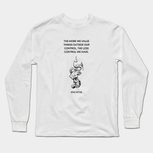 Epictetus Quote Long Sleeve T-Shirt